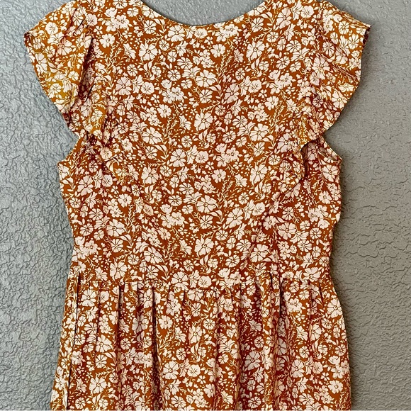 Mustard Yellow Skies and Blue Size Small Blouse - Picture 2 of 6